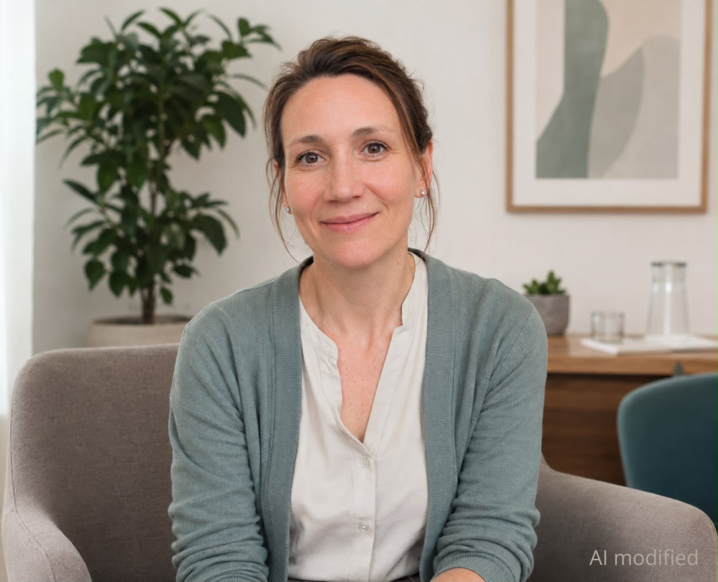 Dr. med. Elena Böttcher in ihrer Praxis